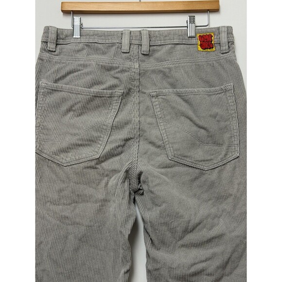 Empyre Corduroy Pants Mens Size 30x28 Beige Relax Fit Skater Baggy High Rise - Picture 6 of 8